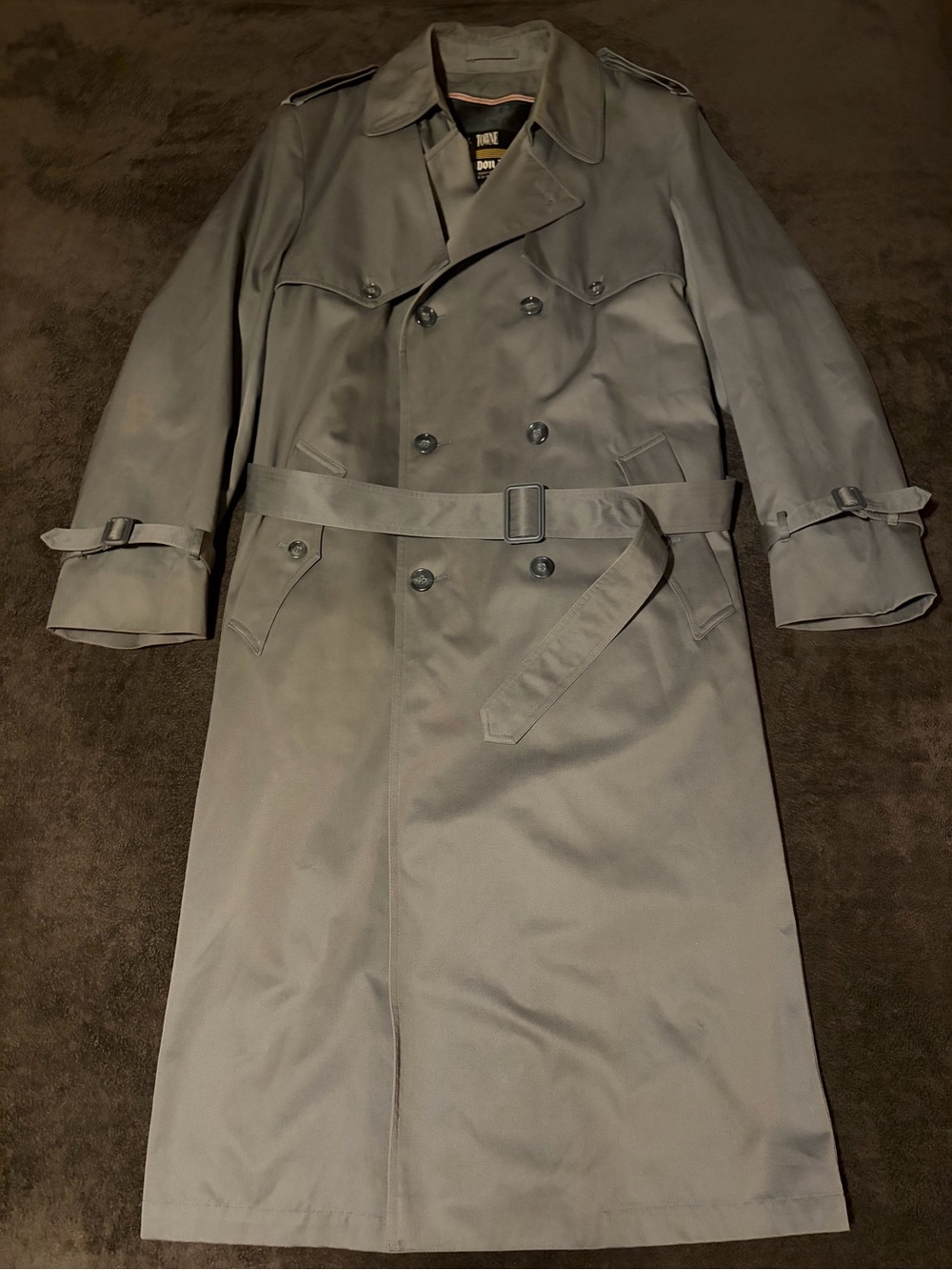 TOWNE by London Fog Vintage Trench Coat